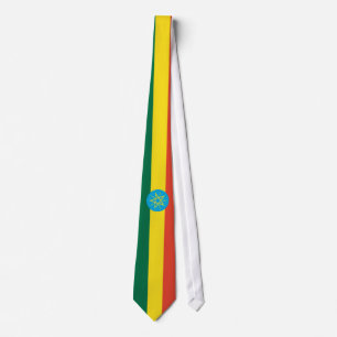 Cravate Drapeau de l'Ethiopie