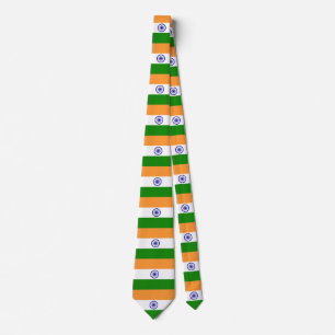 Cravate Drapeau de l'Inde