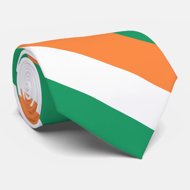 Cravate Drapeau de l'Irlande (Roulé)
