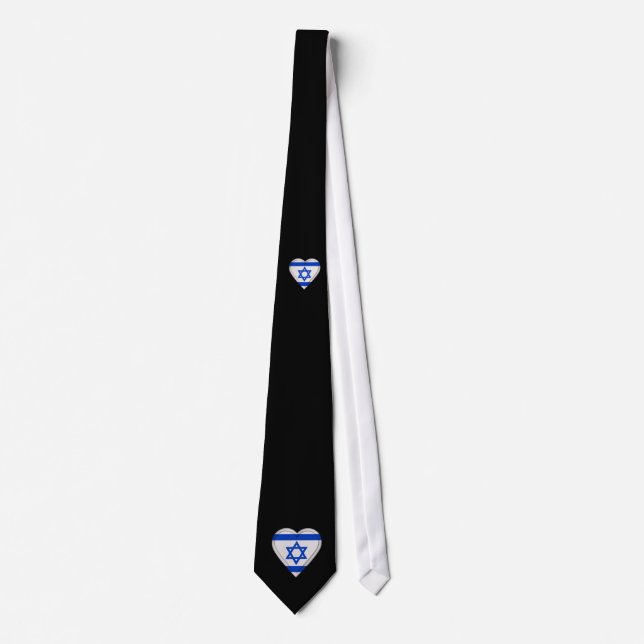 Cravate Drapeau de l'Israël Isreali (Devant)
