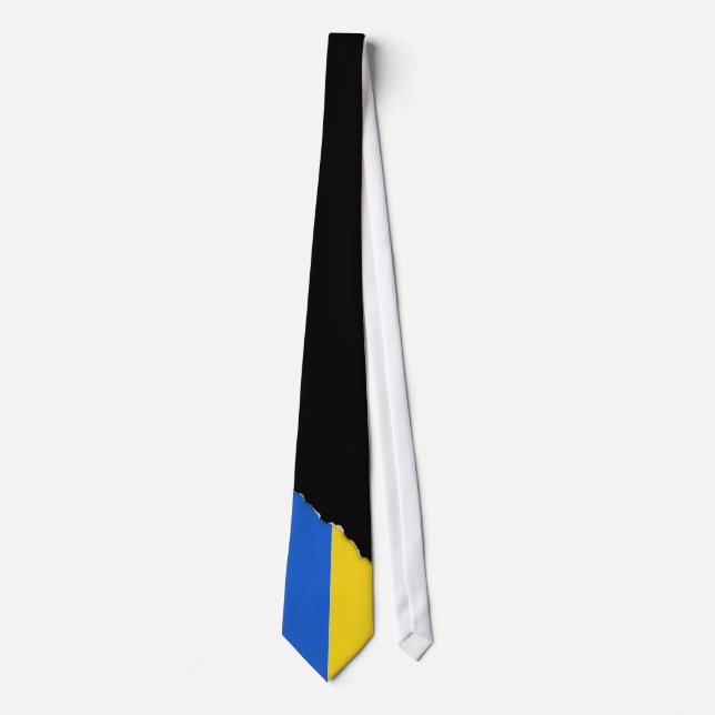Cravate Drapeau de l'Ukraine (Devant)