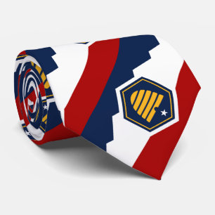 Cravate Drapeau de l'Utah (Drapeau de ruche)