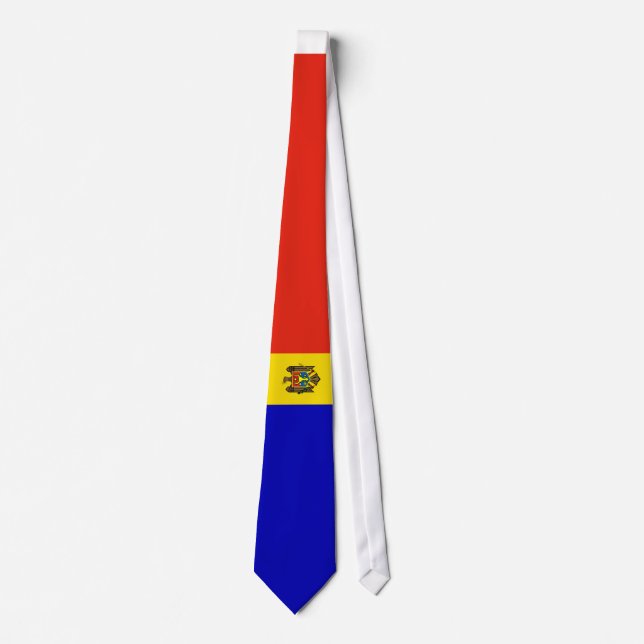 Cravate Drapeau de Moldau (Devant)