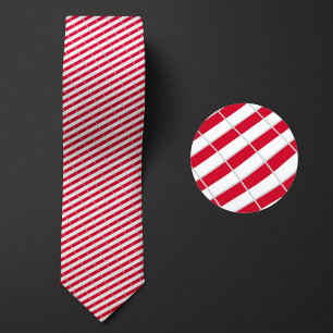 Cravate Drapeau de Monaco Motif