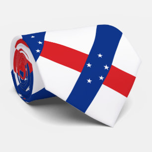 Cravate Drapeau des Antilles Pays-Bas