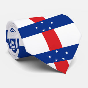 Cravate Drapeau des Antilles Pays-Bas