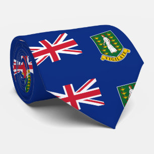 Cravate Drapeau des îles Vierges britanniques