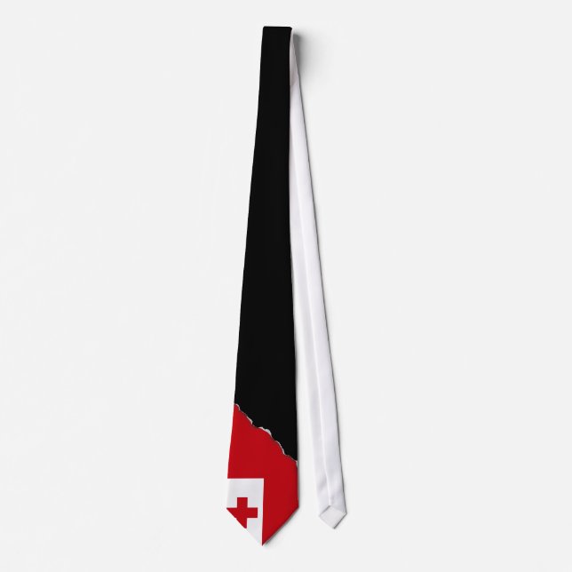 Cravate Drapeau des Tonga (Devant)