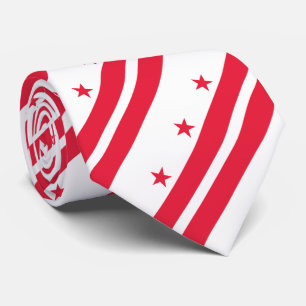 Cravate Drapeau d'État de Washington DC