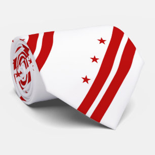 Cravate Drapeau d'État de Washington DC