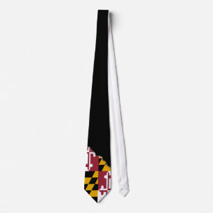 Cravate Drapeau d'état du Maryland