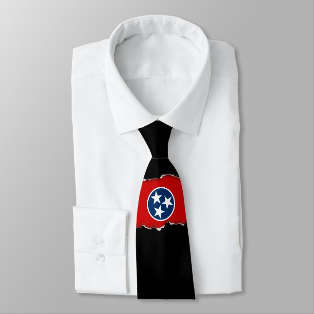Cravate Drapeau d'état du Tennessee (Attaché)