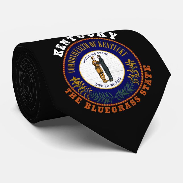 CRAVATE DRAPEAU D'ÉTAT KENTUCKY BLUEGRASS (Roulé)
