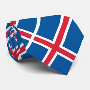 Cravate Drapeau d'Islande
