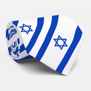Cravate Drapeau d'Israël