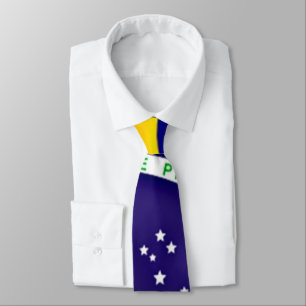Cravate Drapeau du Brésil