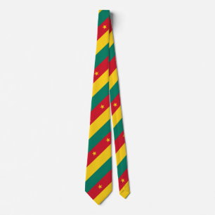 Cravate Drapeau du Cameroun