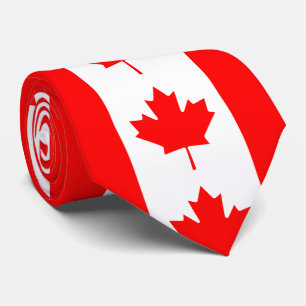 Cravate Drapeau du Canada
