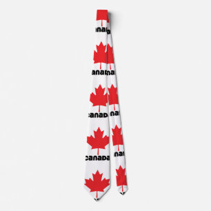 Cravate Drapeau du Canada