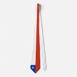 Cravate Drapeau du Chili