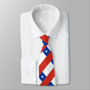 Cravate Drapeau du Chili