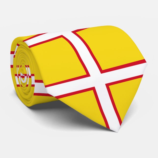 Cravate Drapeau du Dorset (Roulé)