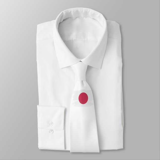 Cravate Drapeau du drapeau du Japon brasse, drapeau nation (Attaché)