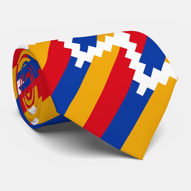 Cravate Drapeau du Haut-Karabagh (Roulé)