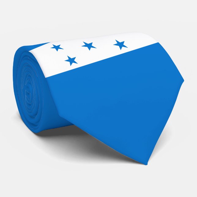 Cravate Drapeau du Honduras (Roulé)