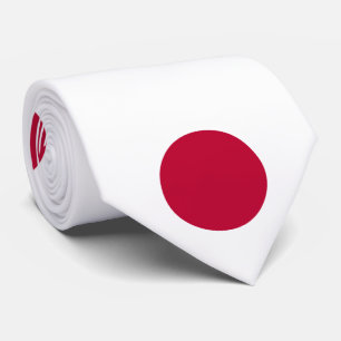 Cravate Drapeau du Japon ou de Hinomaru