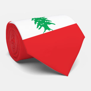 Cravate Drapeau du Liban