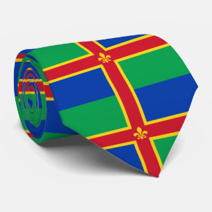 Cravate Drapeau du Lincolnshire