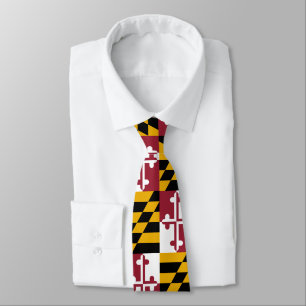 Cravate Drapeau du Maryland