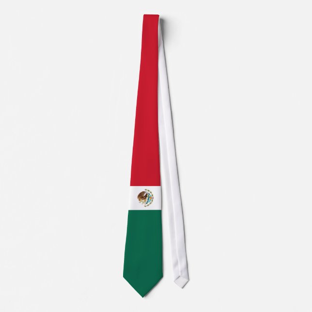 Cravate Drapeau du Mexique (Devant)