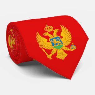 Cravate Drapeau du Monténégro