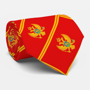 Cravate Drapeau du Monténégro