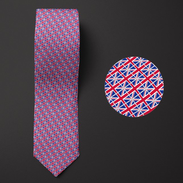 Cravate Drapeau du Motif britannique (Créateur téléchargé)