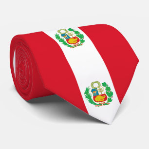 Cravate Drapeau du Pérou
