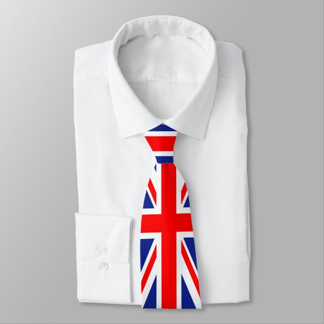Cravate Drapeau du Royaume-Uni (Attaché)