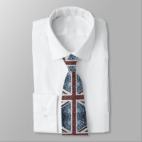 Drapeau du Royaume-Uni Rustic vintage scintille pa