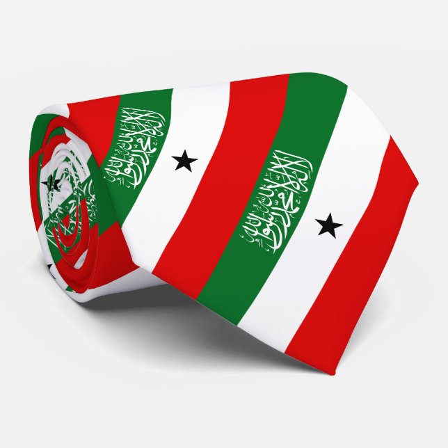 Cravate Drapeau du Somaliland (Roulé)