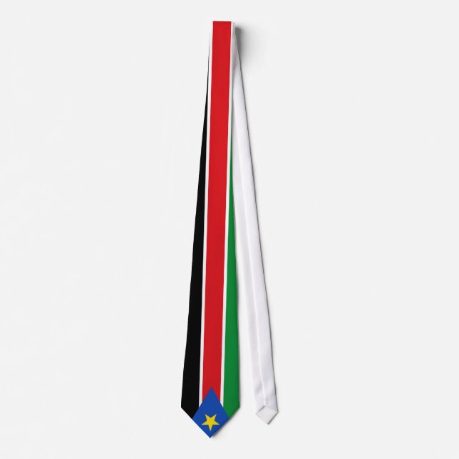 Cravate Drapeau du Sud-Soudan (Devant)