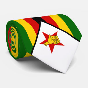 Cravate Drapeau du Zimbabwe