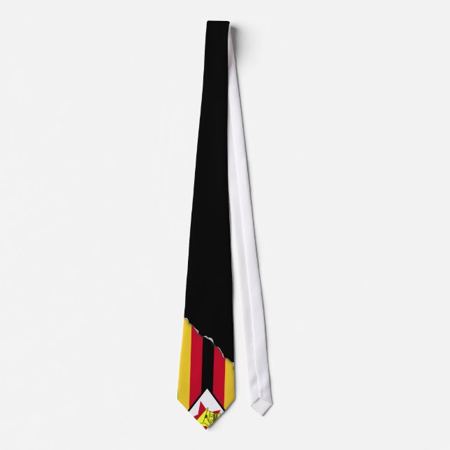 Cravate Drapeau du Zimbabwe (Devant)