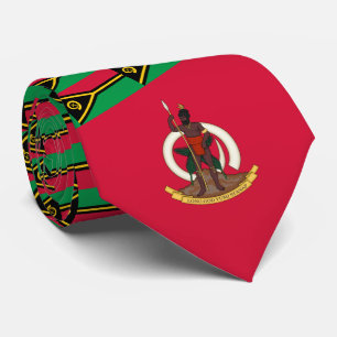 Cravate Drapeau et armoiries de Vanuatu