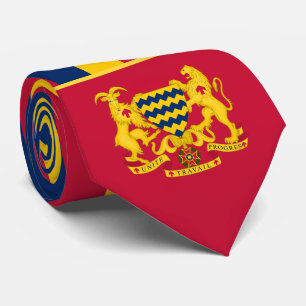 Cravate Drapeau et armoiries du Tchad