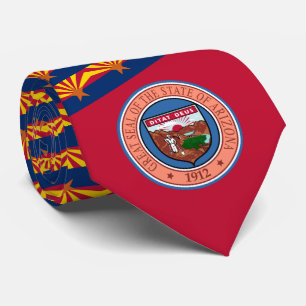 Cravate Drapeau et sceau de l'Arizona, Drapeau de l'Arizon