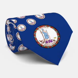 Cravate Drapeau et sceau de Virginie, Drapeau de Virginie