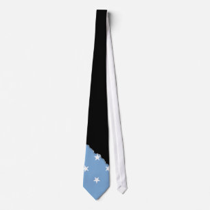 Cravate Drapeau fédérée de la Micronésie