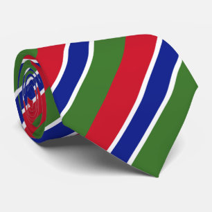 Cravate Drapeau Gambie